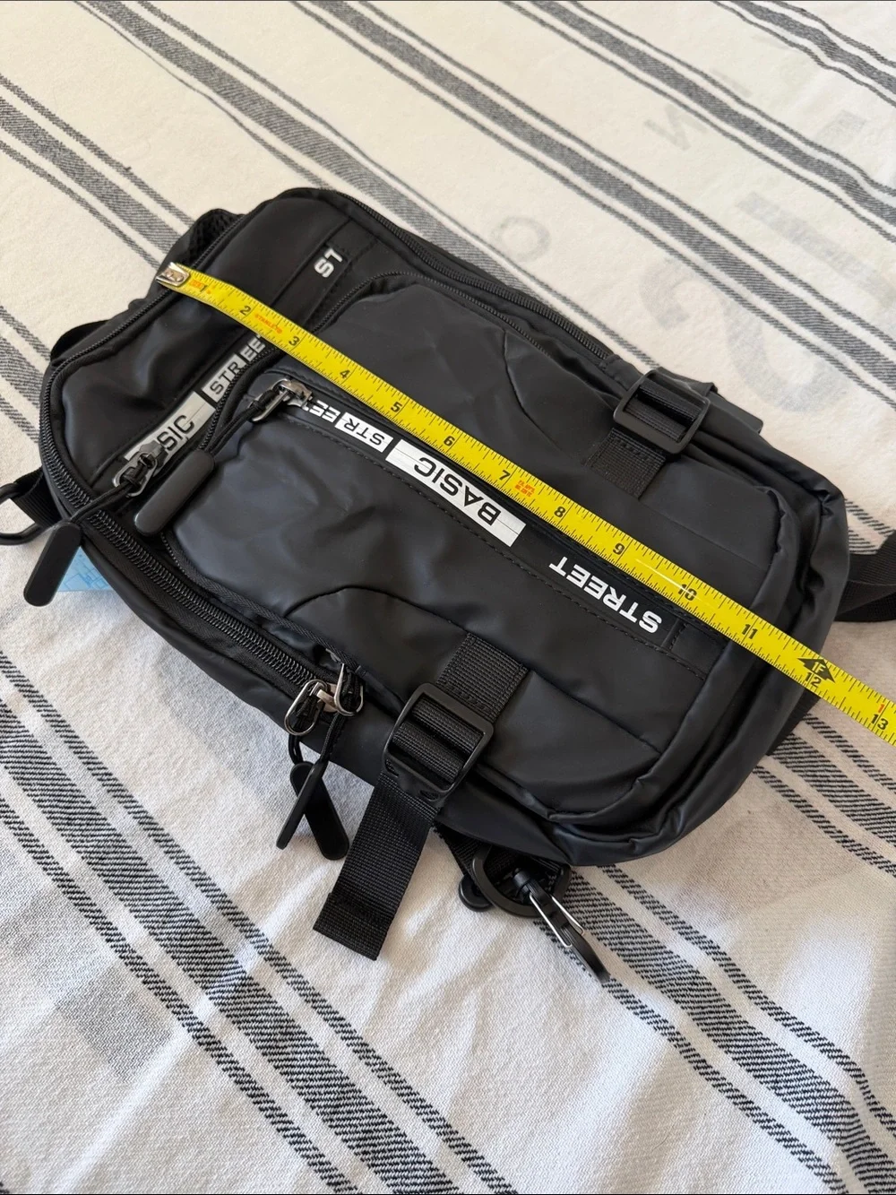 S1 Black Men's Sling Bag
